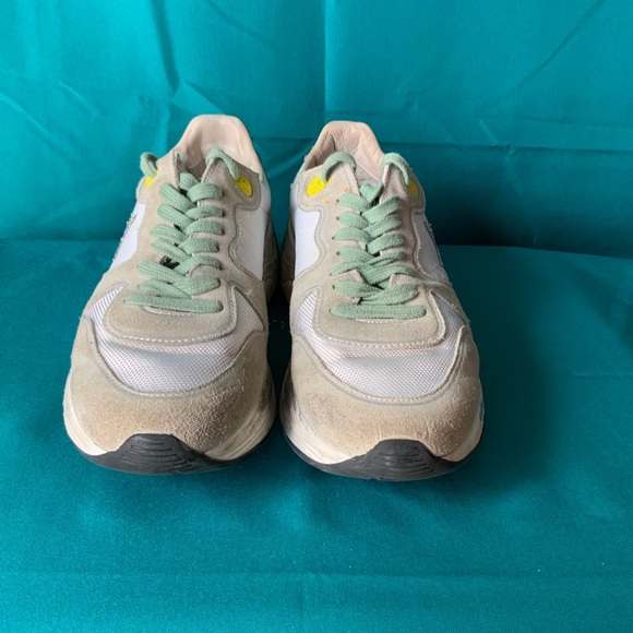 GOLDEN GOOSE GGDB LTD WOMEN’S SIZE US 9 RUNNING SNEAKERS, ANIMAL PRINT HEEL, EUC - Picture 5 of 5